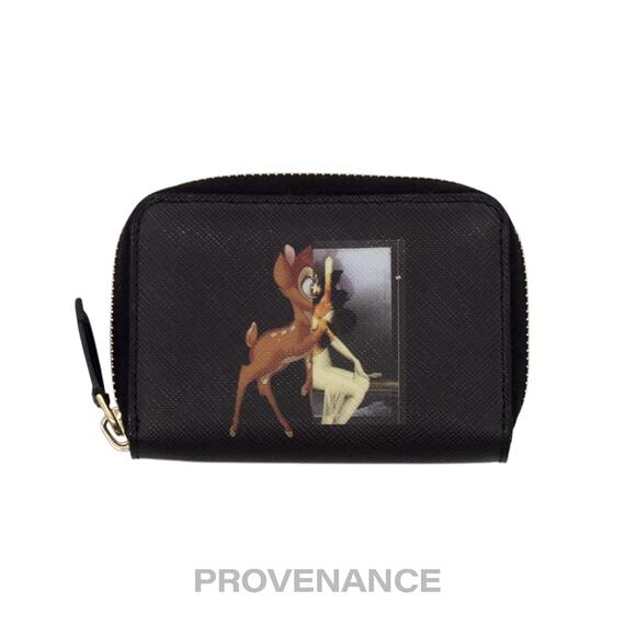 🔴 Givenchy Bambi Zip Card Wallet - Black - Picture 1 of 11